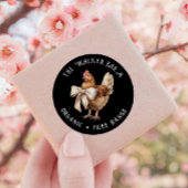 水の色チキンボウファミリーファーム ラウンドシール