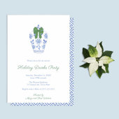 水の色チノワセリーシック頭が切れるクリスマスパーティー 招待状