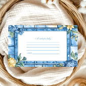 水の色チャオ、ベビーイタリアンベビーS注ベビー エンクロージャーカード