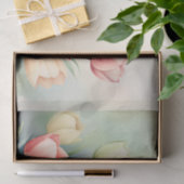 水の色チューリップガーデンオンセージグリーン 薄葉紙 (ギフト)