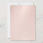 水の色ティーカップフローラベビーシャワー 招待状 (裏面)