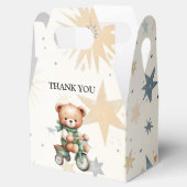 水の色テディベアスターグリーンバイクパーティー フェイバーボックス (オープン)