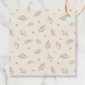 水の色テディベア赤ちゃんシャワー フェイバータグ (裏面)