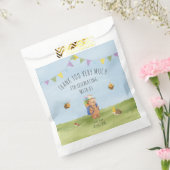 水の色テディベア、アドベンチャー感謝していユー フェイバーバッグ (封をした状態)