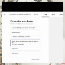 水の色テディベアBBQ男の子のためのベビーシャワー