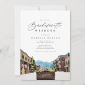 水の色テルリドコロラドスカイラインマウンテン 招待状 (正面)