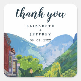 水の色テルリドコロラド感謝結婚します スクエアシール