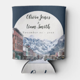 水の色テルル化の歓迎結婚へようこそ 缶クーラー