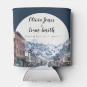 水の色テルル化の歓迎結婚へようこそ 缶クーラー (裏面)