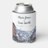 水の色テルル化の歓迎結婚へようこそ 缶クーラー (缶裏面)