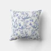 水の色トイルドゥジュイブルーイースターバニー クッション (裏面)