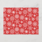 水の色トナカイのメリークリスマスホリデーカード ポストカード (裏面)