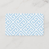 水の色トピアリーバニーバニーおむつラッフルシャワー エンクロージャーカード (裏面)