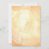 水の色トライバルボホウッドログのリハーサルディナー 招待状 (裏面)