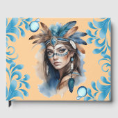 水の色トライバル美しい：ボヘミアンアートの精神 ゲストブック (正面)