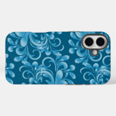 水の色トライバル美しい：ボヘミアンアートの精神 Case-Mate iPhoneケース (裏面 (横))