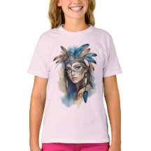 水の色トライバル美しい：ボヘミアンアートの精神