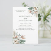 水の色トロピカルエレガンス結婚ズ 招待状 (スタンド正面)