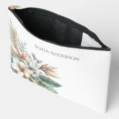 水の色トロピカルエレガンス – パステルカラー アクセサリーポーチ (見開き)