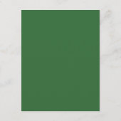 水の色トロピカル葉結婚詳細 エンクロージャーカード (裏面)