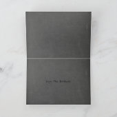 水の色ドイツの羊飼いホリデーグリーティング シーズンカード (内部)