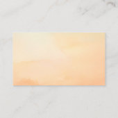 水の色ドリーミークラウド9ブライダルシャワーレジストリ エンクロージャーカード (裏面)