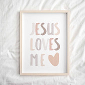 水の色ニュートラルイエスは私のポスターを愛している ポスター