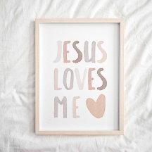 水の色ニュートラルイエスは私のポスターを愛している