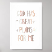 水の色ニュートラル神素晴らしは私のために計画している ポスター (正面)