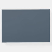 水の色ニューヨークシティスカイライン結婚ズ ゲストブック (裏面)