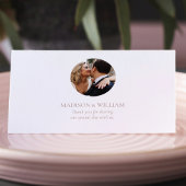 水の色ニューヨーク行き先結婚式 プレイスカード