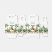 水の色ハッチングマーン男の赤ちゃんサンキューボックス フェイバーボックス (折り畳みなし)