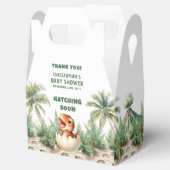 水の色ハッチングマーン男の赤ちゃんサンキューボックス フェイバーボックス (オープン)