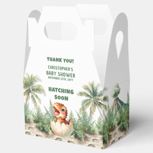 水の色ハッチングマーン男の赤ちゃんサンキューボックス フェイバーボックス (オープン)