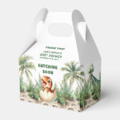 水の色ハッチングマーン男の赤ちゃんサンキューボックス フェイバーボックス (正面サイド)