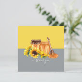 水の色ハニースティルライフありがとう カード (スタンド正面)