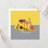 水の色ハニースティルライフありがとう カード (正面/裏面インサイチュ)