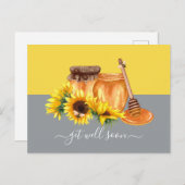 水の色ハニースティルライフ良いハガキ ポストカード (正面/裏面)