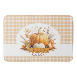 水の色ハローパンプキン、ハッピー秋オール、秋 バスマット