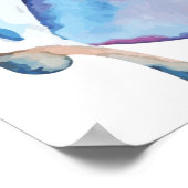 水の色バタフライここでは強い女性引用文 ポスター (角)