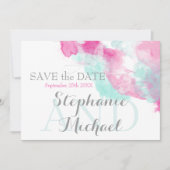 水の色バタフライクランベリーミントSavetheDate セーブザデート (正面)