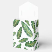 水の色バナナ離れの熱帯夏のパターン フェイバーボックス (オープン)