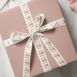 水の色バニートリオイースター サテンリボン