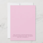 水の色バレンタインのお客様への感謝 サンキューカード (裏面)