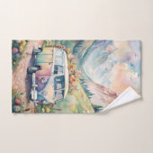 水の色バンとライセンカスタムスプレートスポーツ ハンドタオル (ハンドタオル)