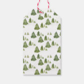 水の色パインツリーリッメリートル誕生日 ギフトタグ (裏面)