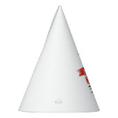 水の色パインツリーリッメリートル誕生日 パーティーハット (左)