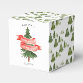 水の色パインツリーリッメリートル誕生日 フェイバーボックス (正面サイド)