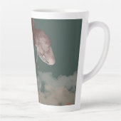 水の色パステルキノコ カフェラテマグ (右)