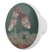 水の色パステルキノコ セラミックノブ (右)